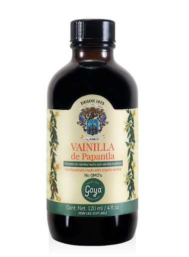 Extracto Natural Hecho con Vainilla Orgánica Gaya de 120 ml