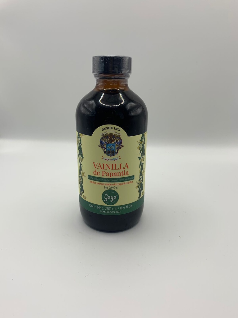 Extracto Natural Hecho con Vainilla Orgánica Gaya de 250 ml