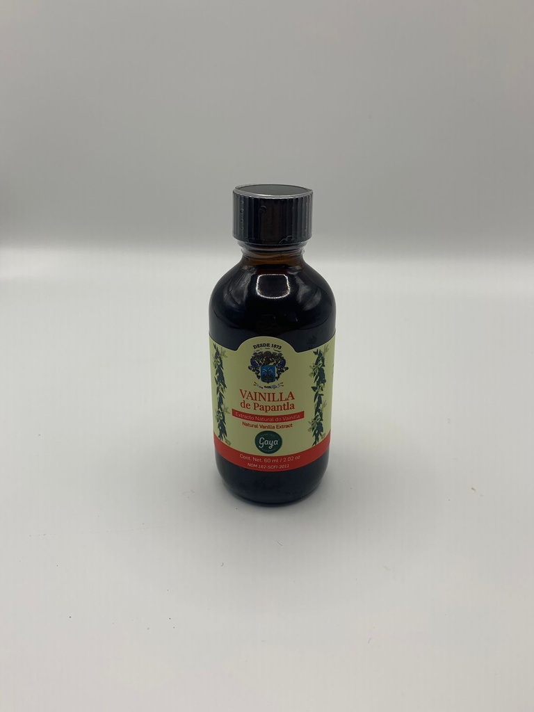 Vainilla, Extracto Natural de Papantla Gaya 1X de 60 ml