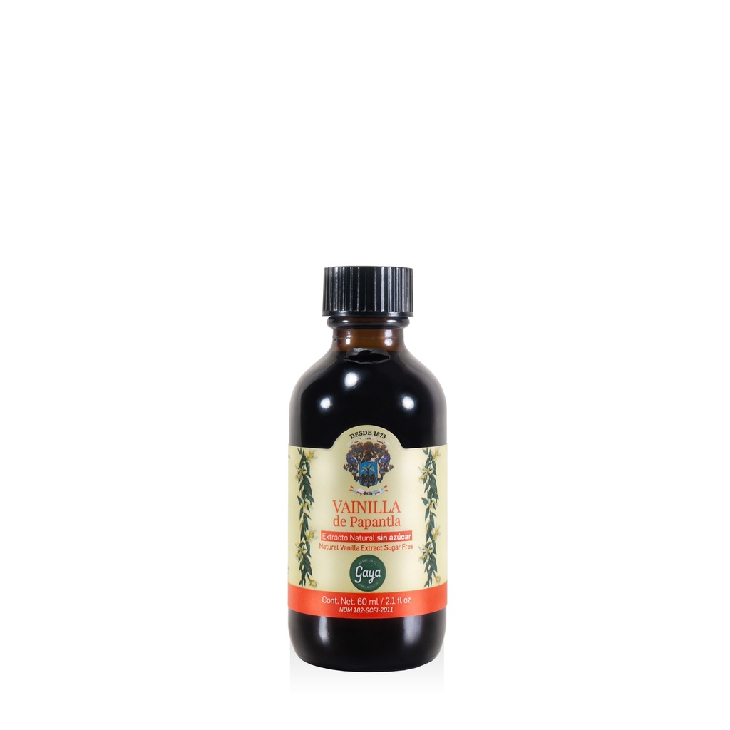 Vainilla, Extracto Natural de Papantla Gaya 1X de 60 ml
