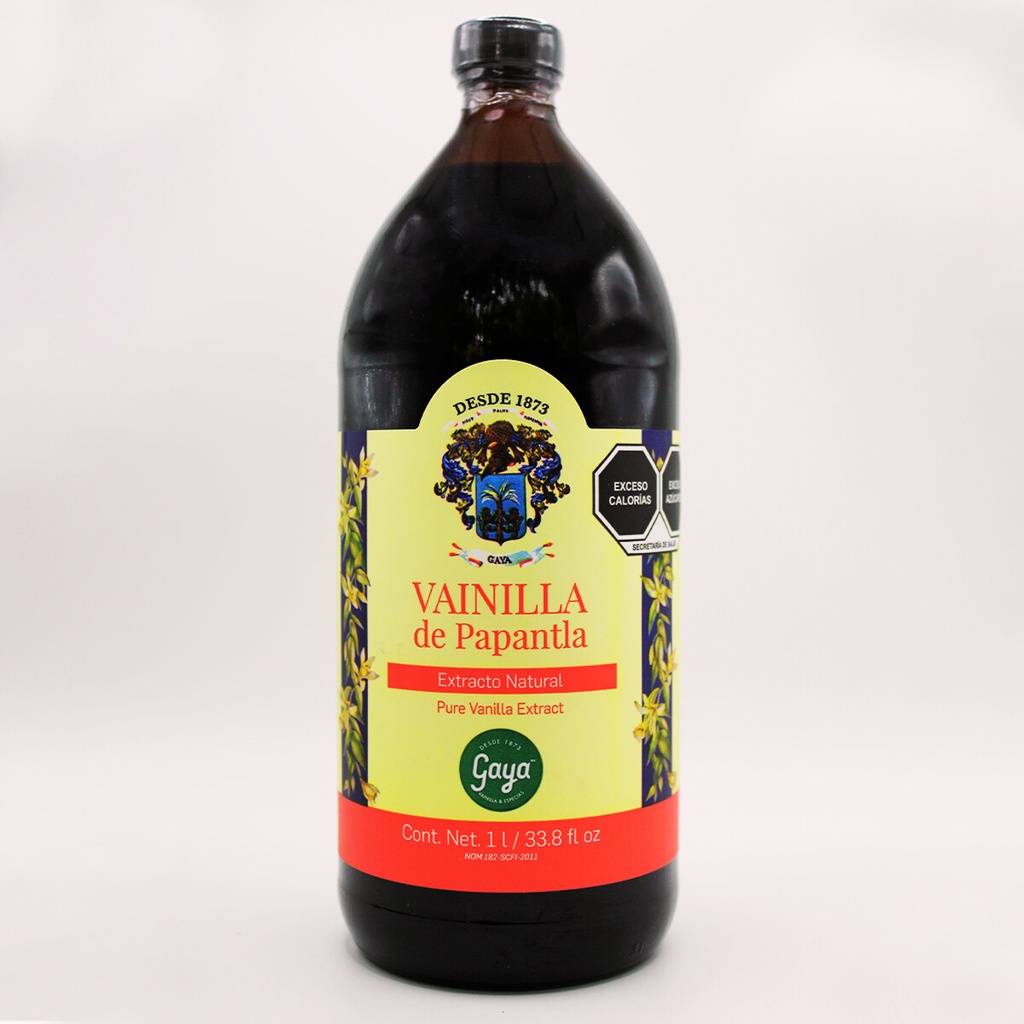 Vainilla, Extracto Natural de Papantla Gaya de 1 L 