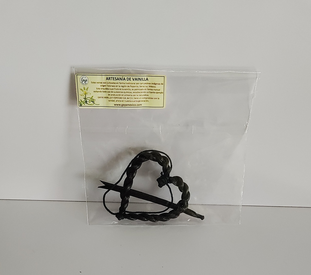 Figura de Vainilla Artesanal Corazon