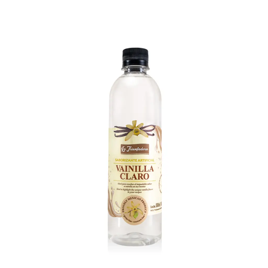 Vainilla, Saborizante Artificial Claro La Triunfadora de 500 ml 