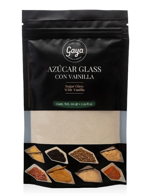 Sugar Glass with Natural Vainilla Gaya 5.29oz