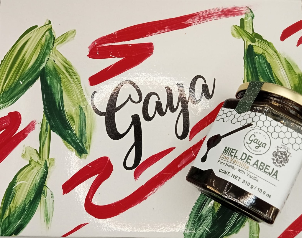 Miel de Abeja Natural con Vainilla Gaya de 310 g