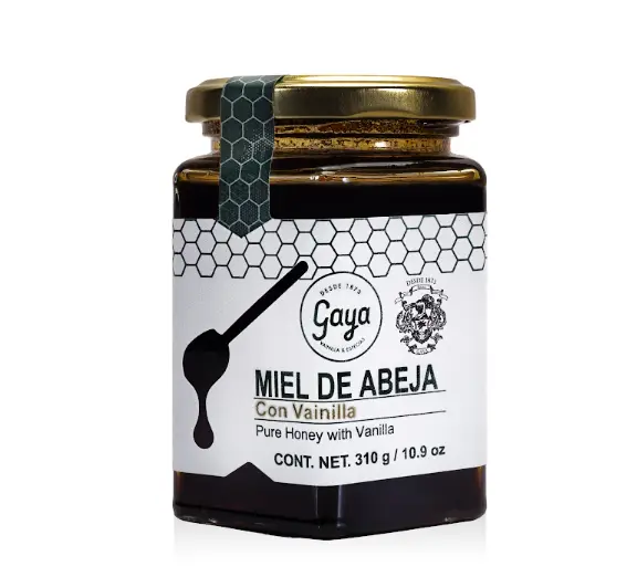 Miel de Abeja Natural con Vainilla Gaya de 310 g
