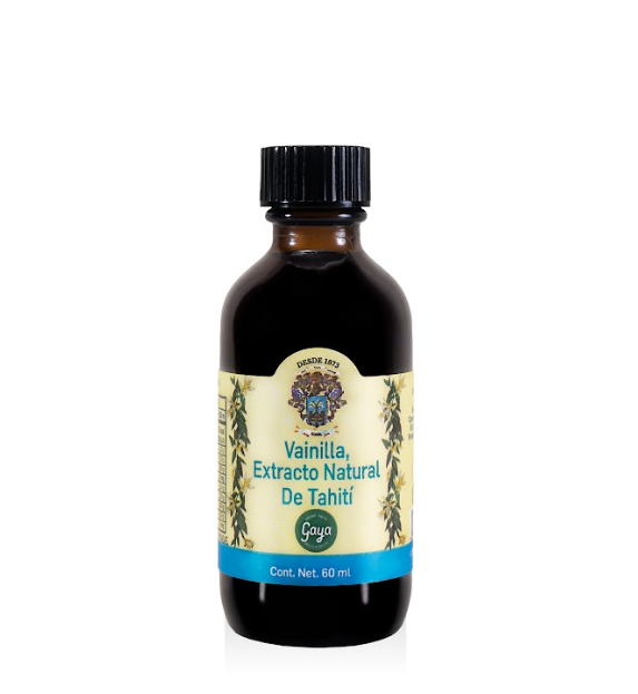 Vainilla de Tahiti ,Extracto de Natural Gaya de 60 ml