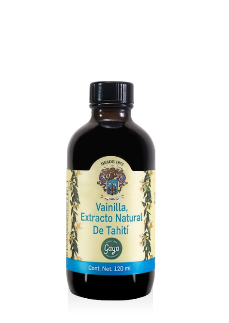Vainilla de Tahiti ,Extracto Natural Gaya de 120 ml