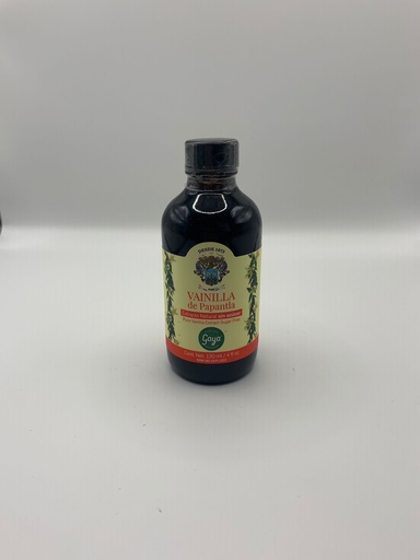 [GPE0202] Natural Vanilla Extract Sugar Free Papantla Gaya 4 fl oz